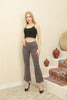 Womens Flared Straight Waist Pants - MEFP3