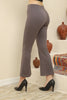 Womens Flared Straight Waist Pants - MEFP3