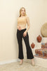 Womens Flared Straight Waist Pants - MEFP5