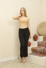 Womens Flared Straight Waist Pants - MEFP5