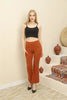 Womens Flared Straight Waist Pants - MEFP7