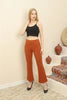 Womens Flared Straight Waist Pants - MEFP7