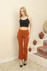 Womens Flared Straight Waist Pants - MEFP7