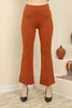 Womens Flared Straight Waist Pants - MEFP7