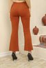 Womens Flared Straight Waist Pants - MEFP7