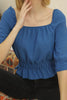 Women's Shirred Detail Top - WST282