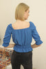 Women's Shirred Detail Top - WST282