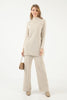 Womens 2 Piece Button Detail Knit Co Ord Set WTWCD599