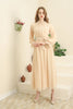 Women's Chiffon Overlay Premium Tailored Maxi Dress - MWMSD156