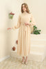 Women's Chiffon Overlay Premium Tailored Maxi Dress - MWMSD156