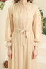 Women's Chiffon Overlay Premium Tailored Maxi Dress - MWMSD156