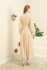 Women's Chiffon Overlay Premium Tailored Maxi Dress - MWMSD156