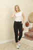 Women's Ankle Fold Detail Jogger Pants - MWJP124