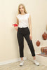 Women's Ankle Fold Detail Jogger Pants - MWJP124