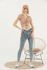 Women's Textured Detail Tie Up T-Shirt MEPST507
