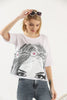 Women's Cotton Printed Detail T-Shirt MEPST514