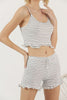 Women's 2 Piece Textured Night Wear Co Ord Set - WNCS96