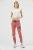 Women's Print Detail Jogger Pants - MWJP135