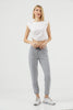 Women's Button Detail Jogger Pants - MWJP139