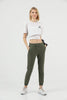 Women's Drawstring Waist Detail Jogger Pants - MWJP142