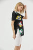 Women's Oversized Printed Detail Cotton T-Shirt MEPST547