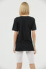 Women's Oversized Printed Detail Cotton T-Shirt MEPST547
