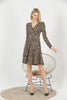 Women's Animal Printed Swing Summer Dress - MWSD174