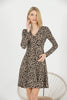 Women's Animal Printed Swing Summer Dress - MWSD174