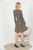 Women's Animal Printed Swing Summer Dress - MWSD174