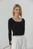 Women's Ribbed Knit Detail Top - WST313