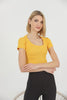 Women's Ribbed Knit Detail Top - WST319