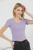 Women's Ribbed Knit Detail Top - WST329