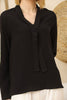 Women's Tie Neck Detail Top - WST337