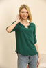 Women's Neck Embellished Detail Top - WST352