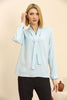 Women's Tie Neck Detail Top - WST357