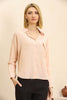 Women's Pocket Button Detail Top - WST355