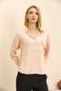 Women's Pocket Button Detail Top - WST355