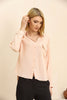 Women's Pocket Button Detail Top - WST355