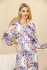 Women's Chiffon Overlay Printed Premium Tailored Maxi Dress - MWMSD178