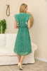 Women's Chiffon Overlay Printed Premium Tailored Maxi Dress - MWMSD179