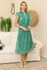 Women's Chiffon Overlay Printed Premium Tailored Maxi Dress - MWMSD179