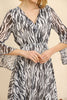 Women's Printed Chiffon Summer Dress - MWSD183