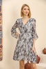 Women's Printed Chiffon Summer Dress - MWSD183