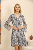 Women's Printed Chiffon Summer Dress - MWSD183