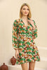 Women's Printed Chiffon Summer Dress - MWSD184