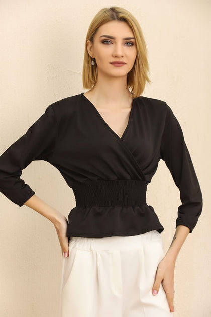 Women's Summer Wrap Detail Top - WST362