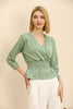 Women's Summer Wrap Detail Top - WST363