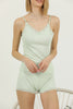 Women's 2 Piece Lace Detail Night Wear Co Ord Set - WNCS111