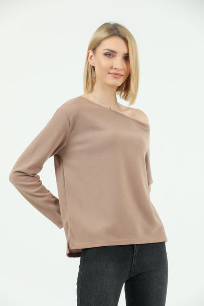 Women's Summer Off Shoulder Detail Top - WST366