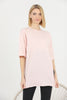 Women's Oversized Detail Cotton T-Shirt MEPST552